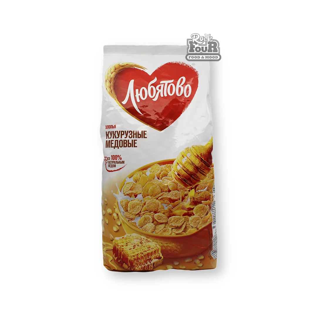 Corn flakes "Lubyatovo" honey 250g